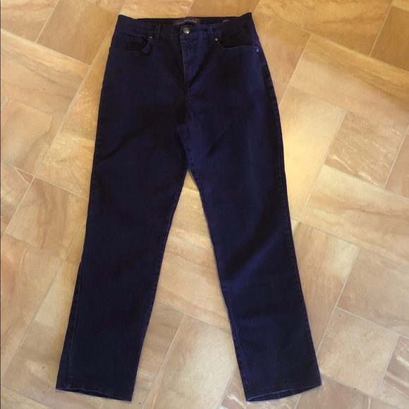 Gloria Vanderbilt Purple Jeans - Picture 1 of 6